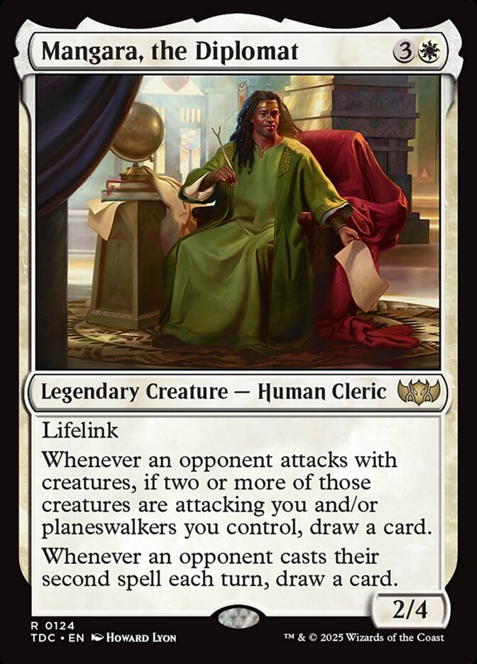 Mangara, the Diplomat 124 (Commander: Tarkir: Dragonstorm)  | Good Games Morley