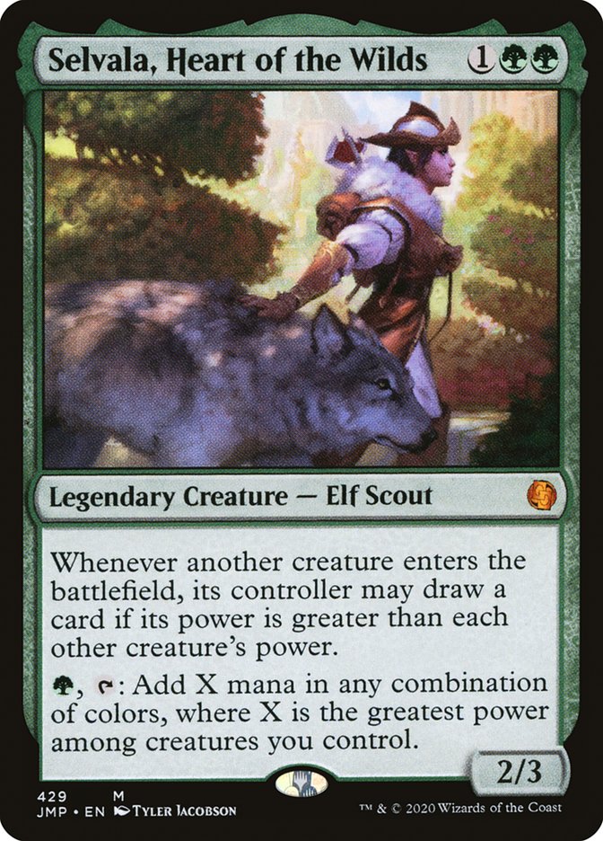 Selvala, Heart of the Wilds 429/495 (Jumpstart)  | Good Games Morley