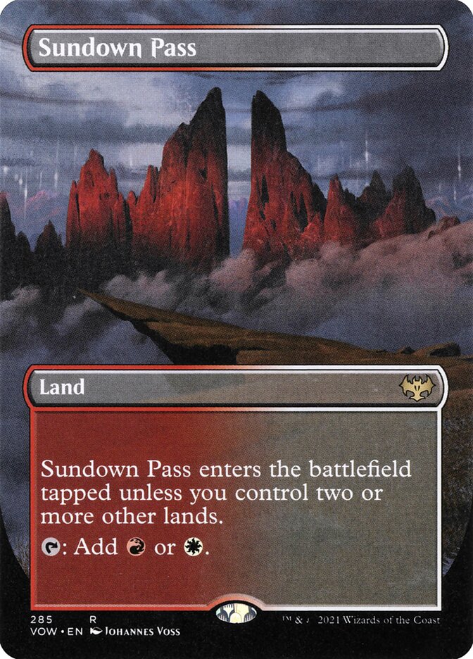 Sundown Pass Borderless 285 (Innistrad: Crimson Vow)  | Good Games Morley