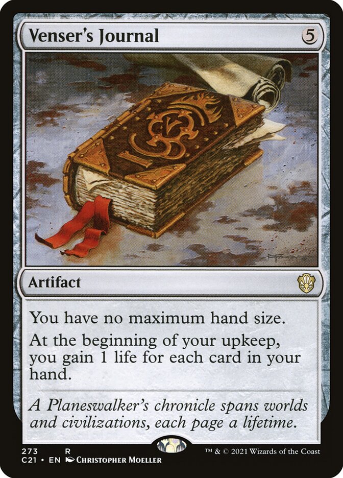 Venser's Journal 273/81 (Commander 2021)  | Good Games Morley