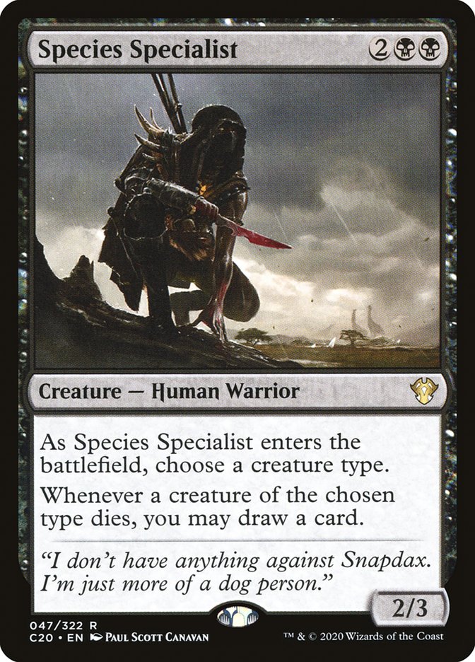 Species Specialist 47/322 (Commander 2020)  | Good Games Morley