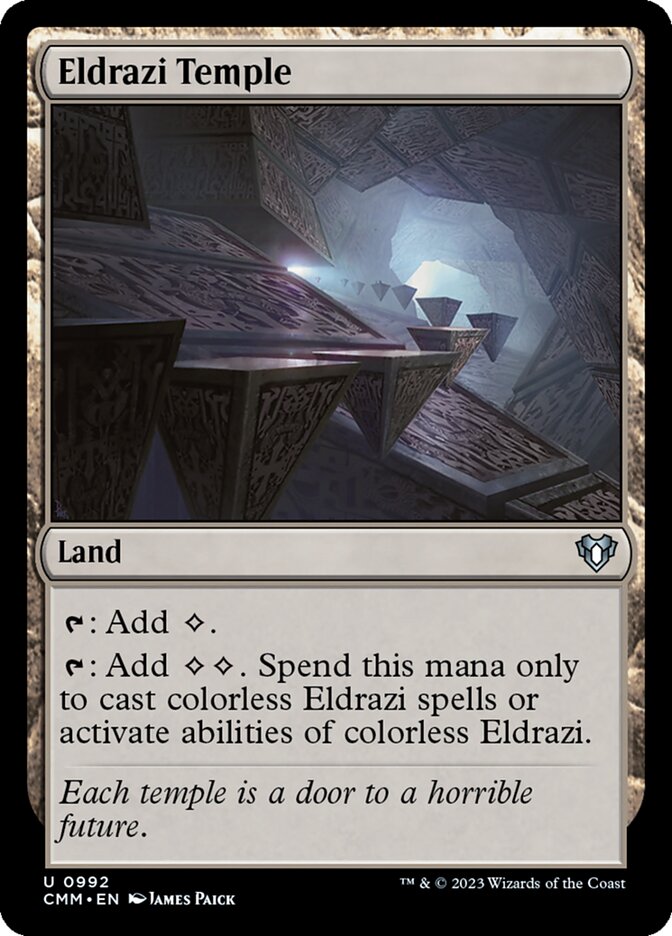 Eldrazi Temple 992/451 (Commander Masters)  | Good Games Morley