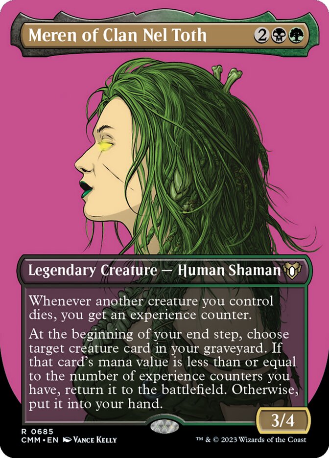 Meren of Clan Nel Toth 685 (Commander Masters)  - Borderless | Good Games Morley