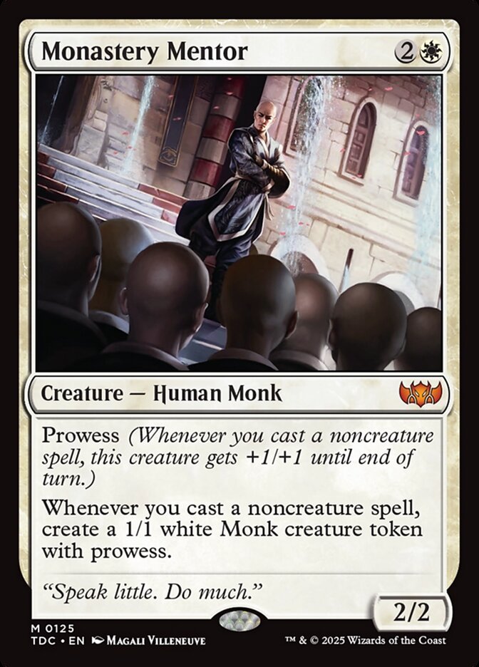 Monastery Mentor 125 (Commander: Tarkir: Dragonstorm)  | Good Games Morley