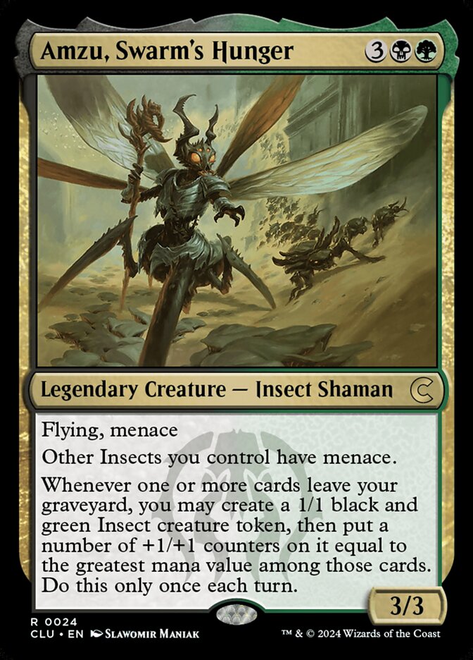 Amzu, Swarm's Hunger 24 (Ravnica: Clue Edition)  | Good Games Morley