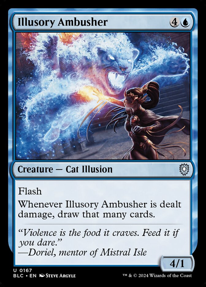 Illusory Ambusher 167 (Commander: Bloomburrow)  | Good Games Morley