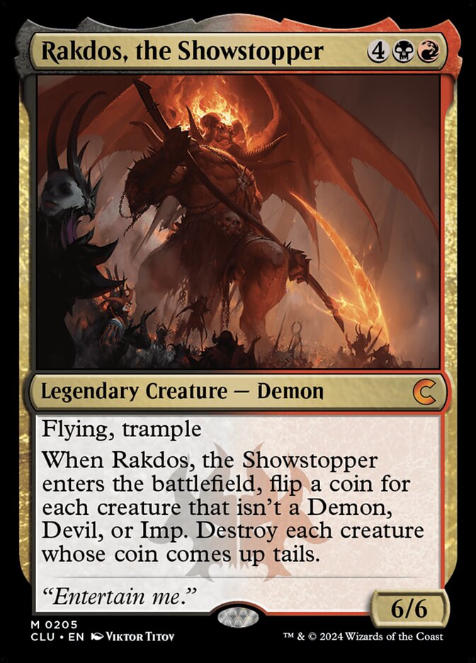 Rakdos, the Showstopper 205/284 (Ravnica: Clue Edition)  | Good Games Morley