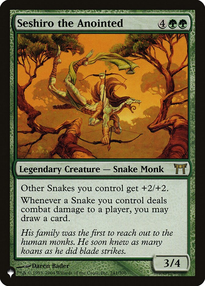 Seshiro the Anointed 241/306 (The List Reprints)  | Good Games Morley
