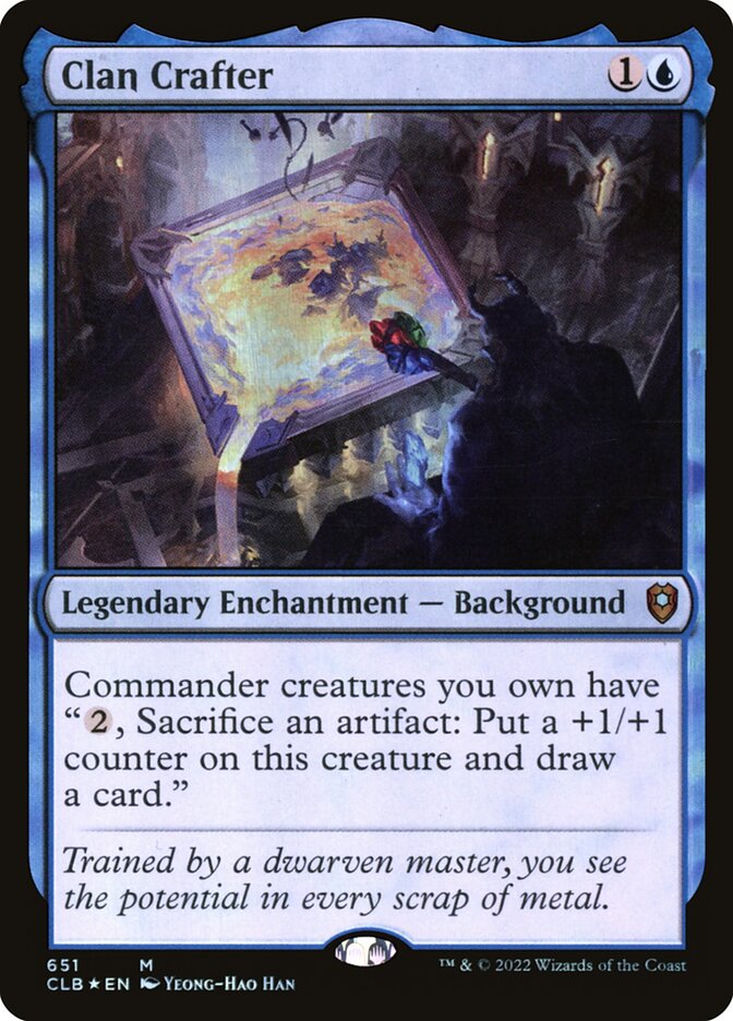 Clan Crafter 651 (Commander Legends: Battle for Baldur's Gate)  - Foil | Good Games Morley
