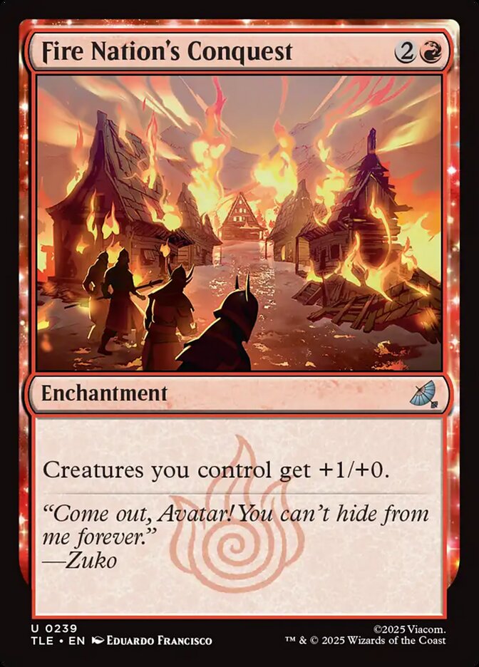 Fire Nation's Conquest 239/317 (Avatar: The Last Airbender: Eternal-Legal)  - Foil | Good Games Morley