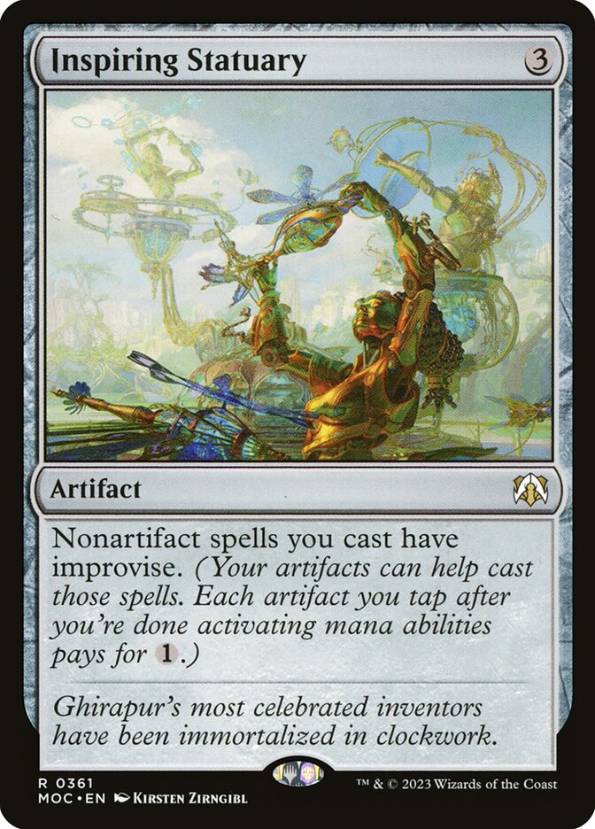 Inspiring Statuary 361/444 (Commander: March of the Machine)  | Good Games Morley
