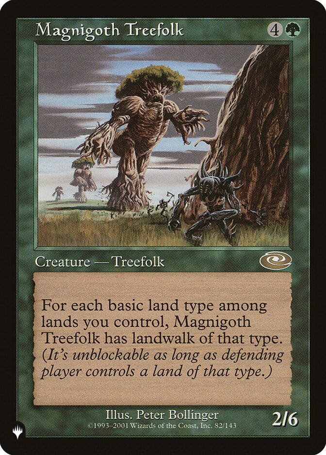Magnigoth Treefolk PLS-82/5075 (The List Reprints)  | Good Games Morley