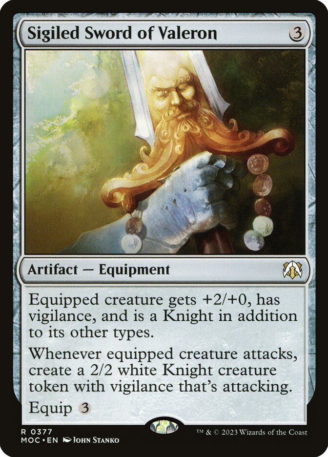 Sigiled Sword of Valeron 377/444 (Commander: March of the Machine)  | Good Games Morley