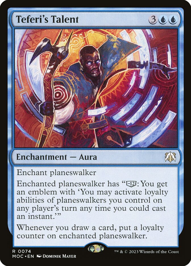 Teferi's Talent 74/444 (Commander: March of the Machine)  | Good Games Morley