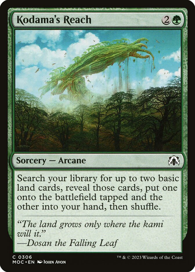 Kodama's Reach 306/444 (Commander: March of the Machine)  | Good Games Morley