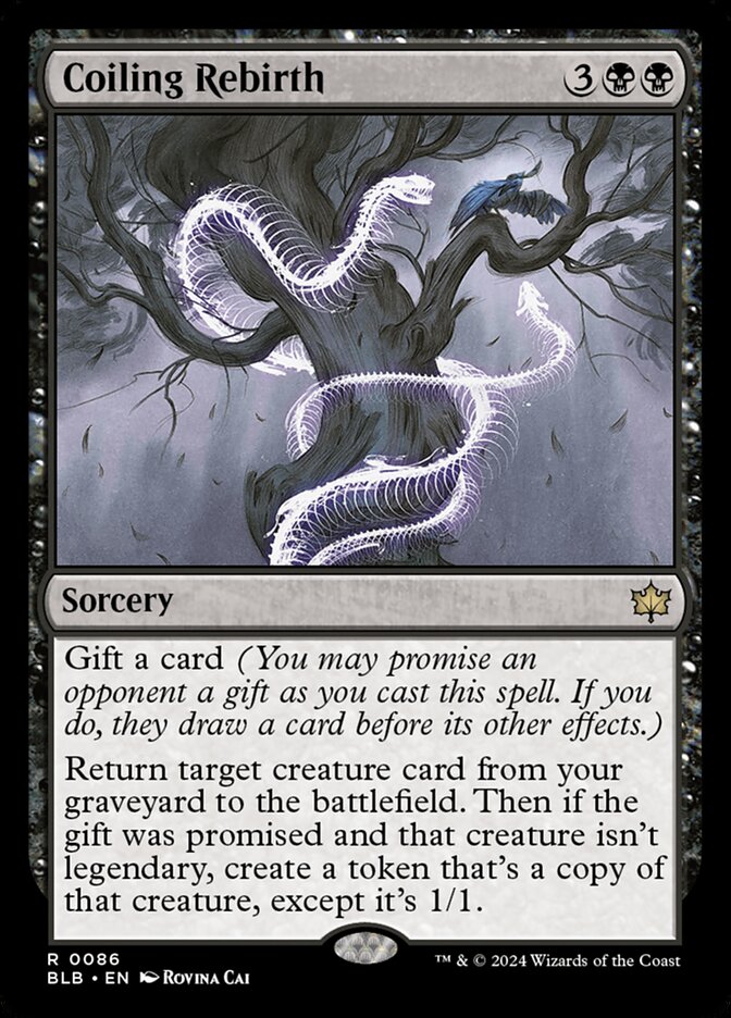 Coiling Rebirth 86 (Bloomburrow)  - Foil | Good Games Morley