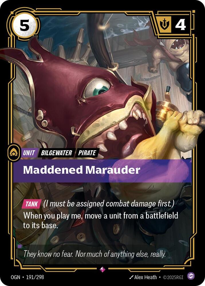 Maddened Marauder 191/298 (Origins)  | Good Games Morley