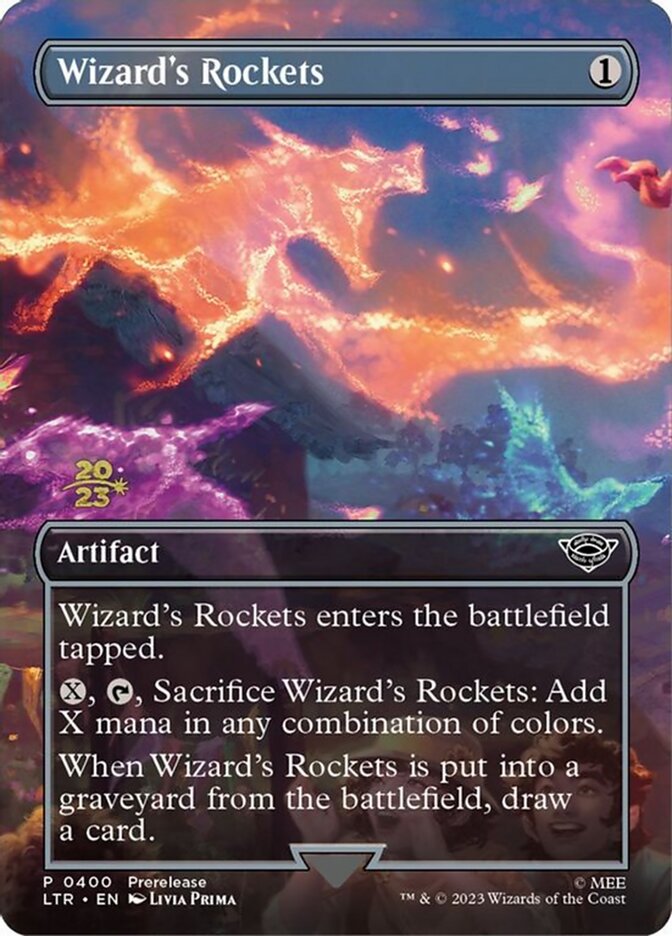 Wizards Rockets 400 (Prerelease Cards)  - Foil | Good Games Morley