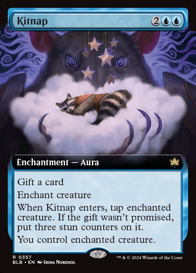 Kitnap 357 (Bloomburrow)  - Extended Art Foil | Good Games Morley