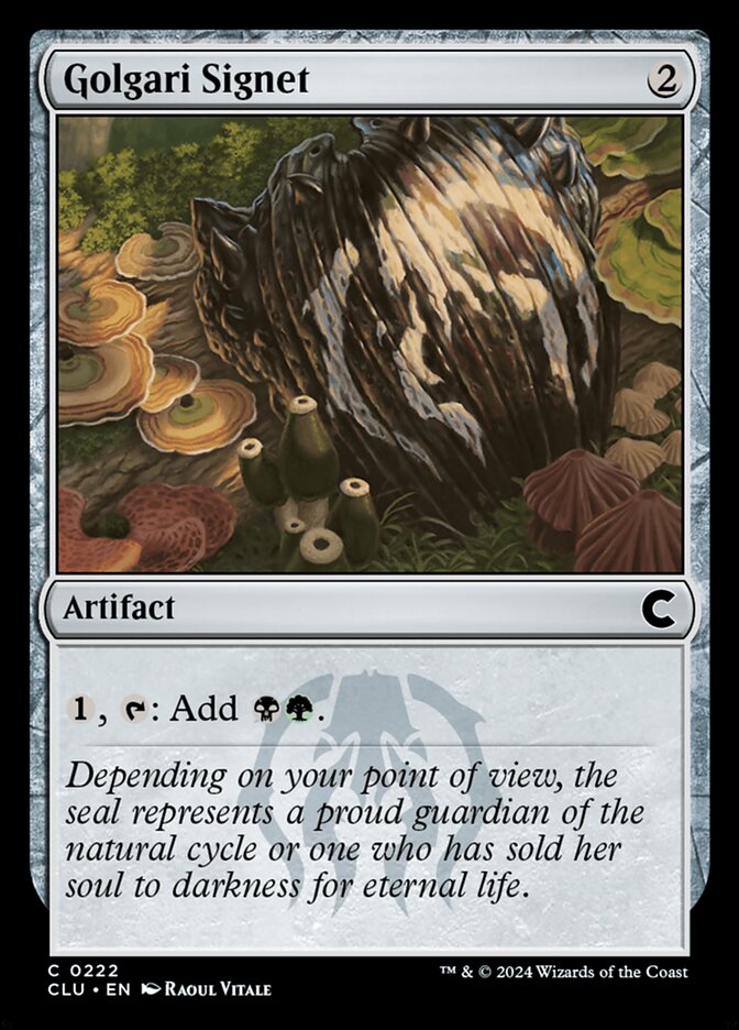 Golgari Signet 222 (Ravnica: Clue Edition)  | Good Games Morley