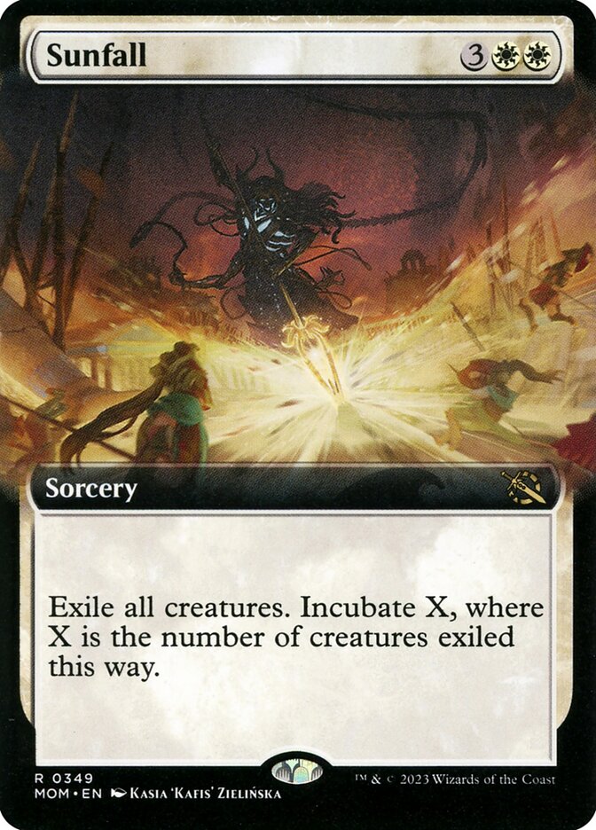 Sunfall 349/291 (March of the Machine)  - Extended Art Foil | Good Games Morley