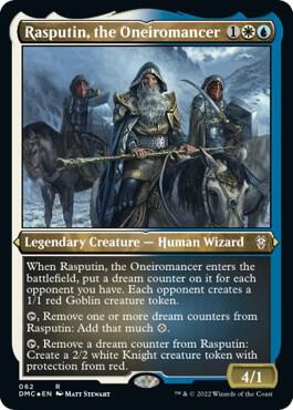 Rasputin the Oneiromancer Foil Etched 62 (Commander: Dominaria United)  - Foil | Good Games Morley