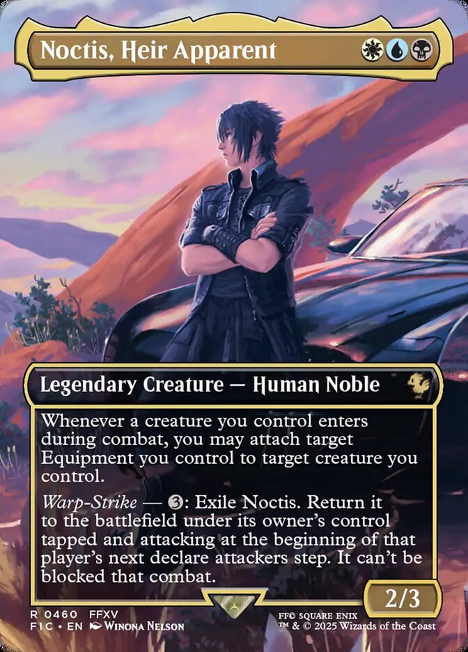 Noctis, Heir Apparent 460 (Commander: FINAL FANTASY)  - Borderless Foil | Good Games Morley