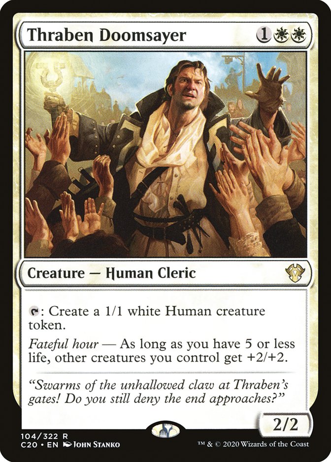 Thraben Doomsayer 104/322 (Commander 2020)  | Good Games Morley