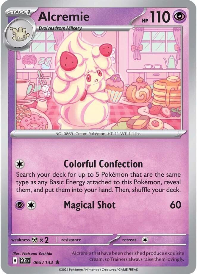 Alcremie 065/142 (SV07: Stellar Crown)  - Holofoil | Good Games Morley