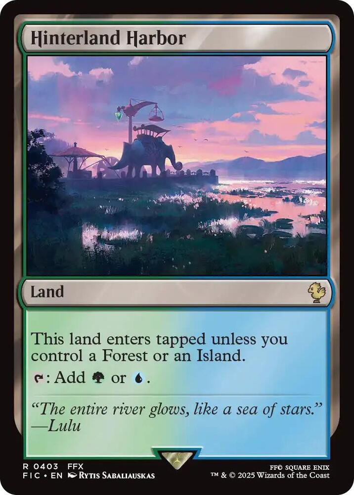 Hinterland Harbor  403 (Commander: FINAL FANTASY)  - Surge Foil | Good Games Morley