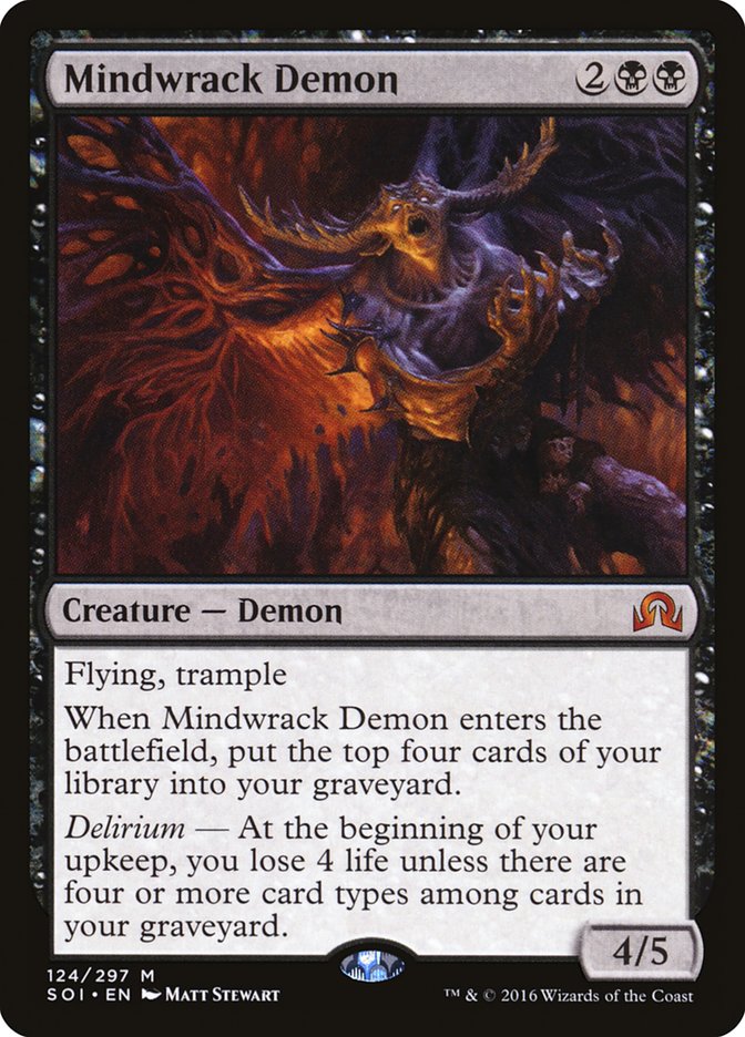 Mindwrack Demon 124 (Shadows over Innistrad)  | Good Games Morley