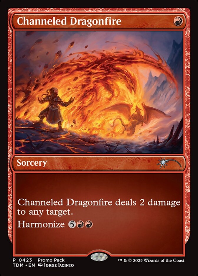 Channeled Dragonfire 423/291 (Promo Pack: Tarkir: Dragonstorm)  | Good Games Morley