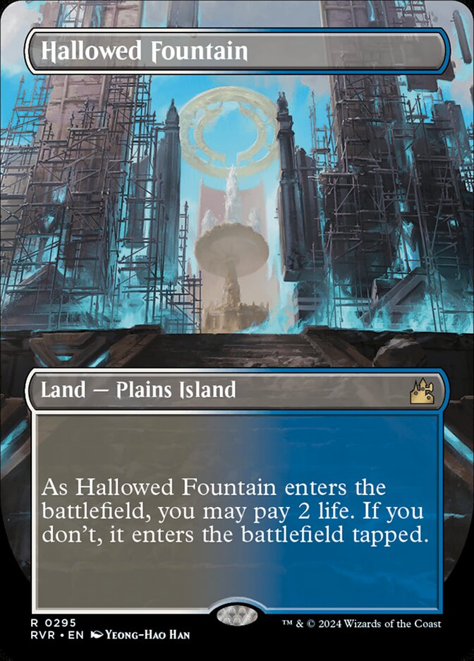 Hallowed Fountain 295/291 (Ravnica Remastered)  - Borderless | Good Games Morley