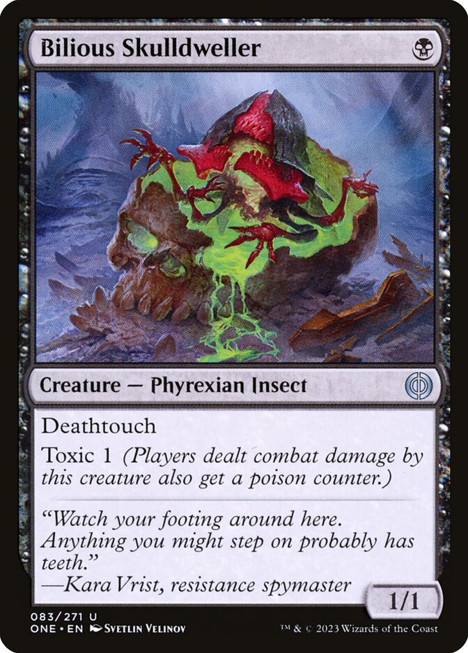 Bilious Skulldweller 83/271 (Phyrexia: All Will Be One)  - Foil | Good Games Morley