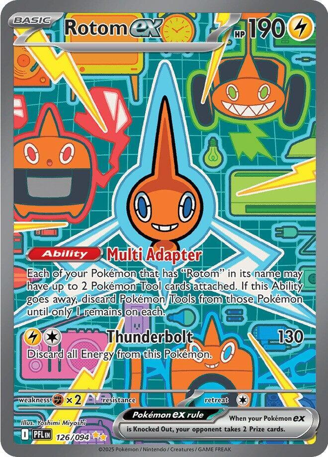 Rotom ex 126/094 (ME02: Phantasmal Flames)  - Holofoil | Good Games Morley