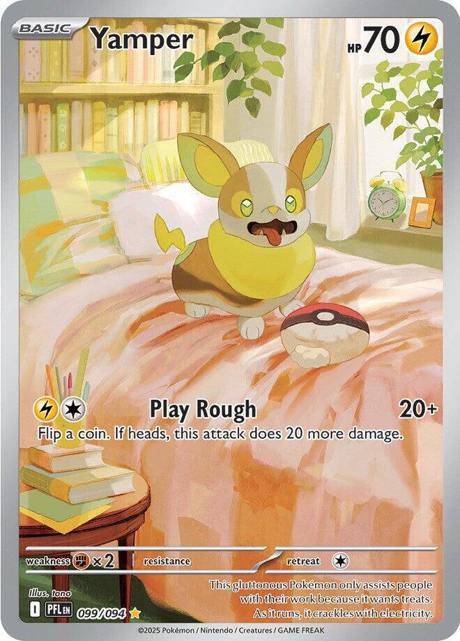 Yamper 099/094 (ME02: Phantasmal Flames)  - Holofoil | Good Games Morley