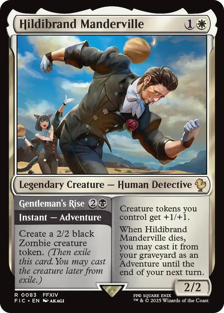 Hildibrand Manderville // Gentleman's Rise 83 (Commander: FINAL FANTASY)  - Surge Foil | Good Games Morley