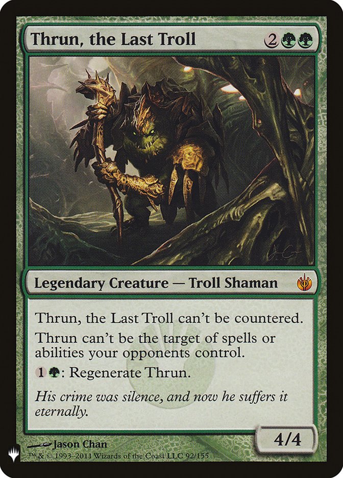 Thrun, the Last Troll 92 (The List Reprints)  | Good Games Morley
