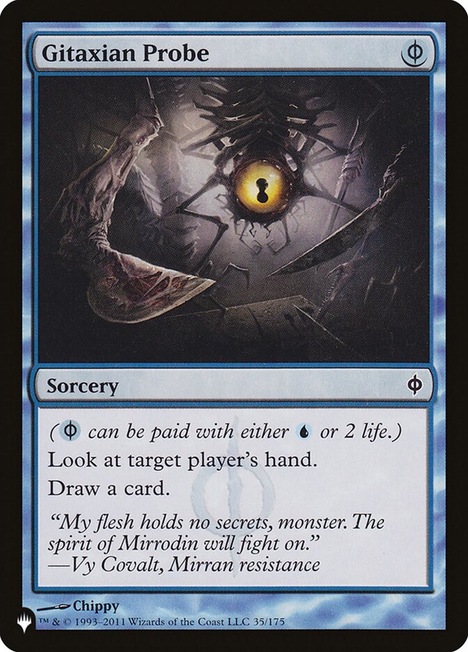 Gitaxian Probe NPH-35/5075 (The List Reprints)  | Good Games Morley