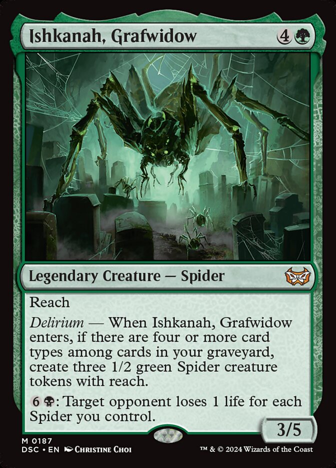 Ishkanah, Grafwidow 187/40 (Commander: Duskmourn: House of Horror)  | Good Games Morley