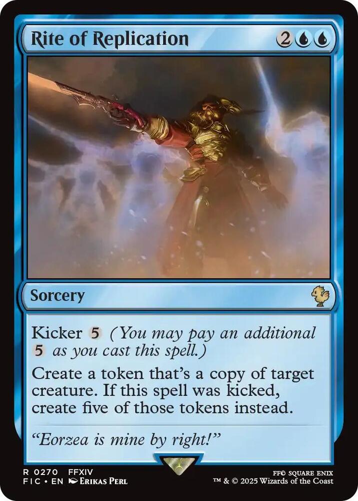 Rite of Replication  270 (Commander: FINAL FANTASY)  - Surge Foil | Good Games Morley