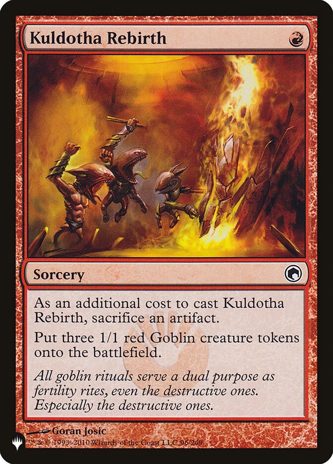 Kuldotha Rebirth SOM-96/5075 (The List Reprints)  | Good Games Morley
