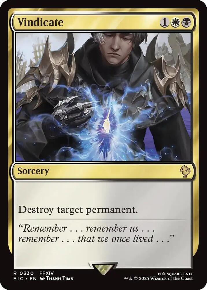 Vindicate 330 (Commander: FINAL FANTASY)  - Surge Foil | Good Games Morley