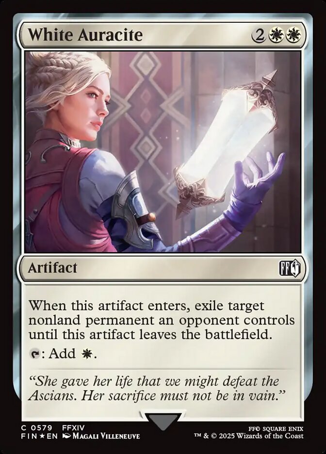 White Auracite 579/309 (FINAL FANTASY)  - Surge Foil | Good Games Morley
