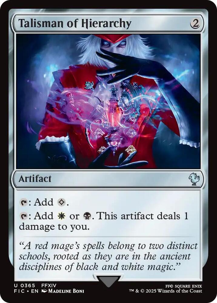 Talisman of Hierarchy 365 (Commander: FINAL FANTASY)  - Surge Foil | Good Games Morley