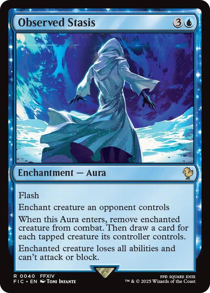 Observed Stasis 40 (Commander: FINAL FANTASY)  - Surge Foil | Good Games Morley