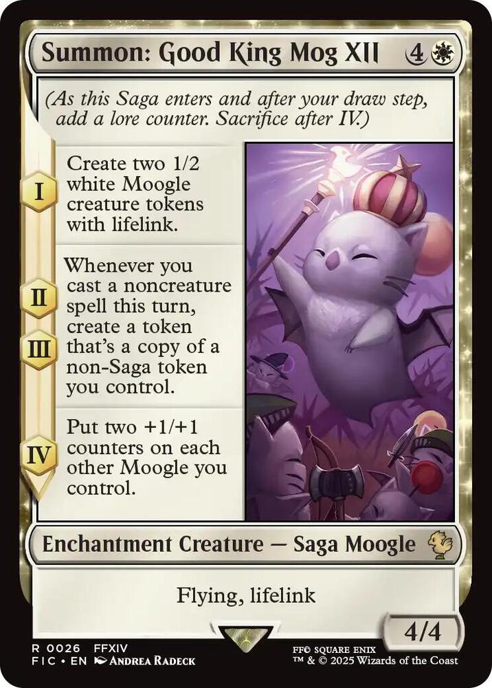 Summon: Good King Mog XII 26 (Commander: FINAL FANTASY)  - Surge Foil | Good Games Morley