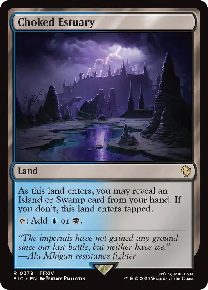 Choked Estuary 379 (Commander: FINAL FANTASY)  - Surge Foil | Good Games Morley