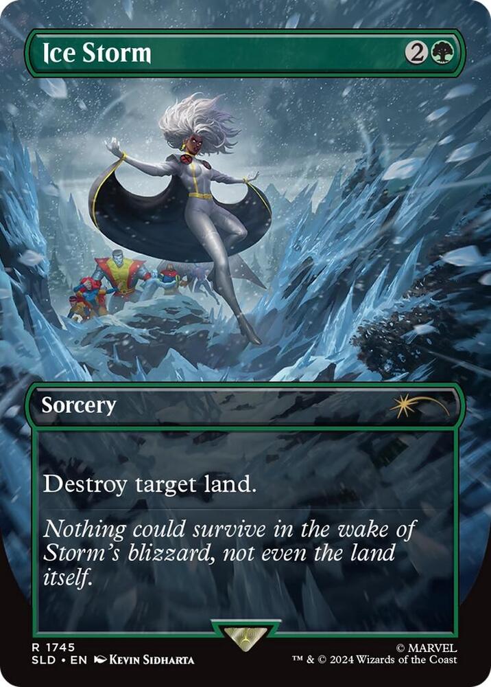 Ice Storm 1745 (Secret Lair Drop Series)  - Borderless Rainbow Foil | Good Games Morley