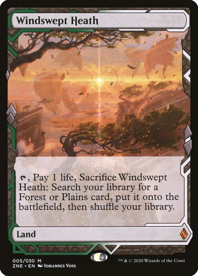 Windswept Heath 5 (Zendikar Rising Expeditions)  - Foil | Good Games Morley